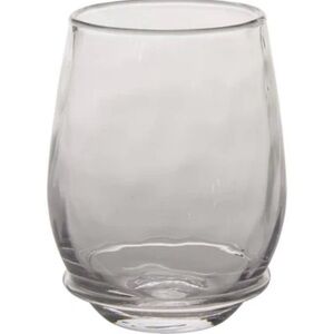 Juliska Carine Stemless White Wine Glasses, New in Box! Set of 4